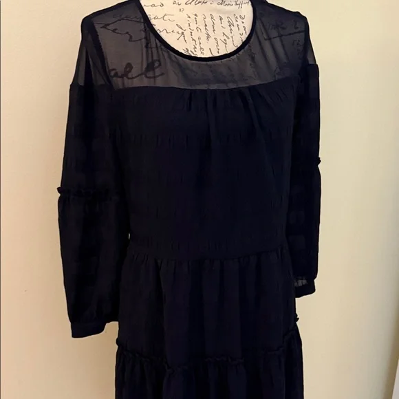 Banana Republic Black Long Sleeve Dress - Picture 5 of 10